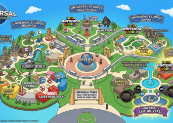 Universal Studios Map