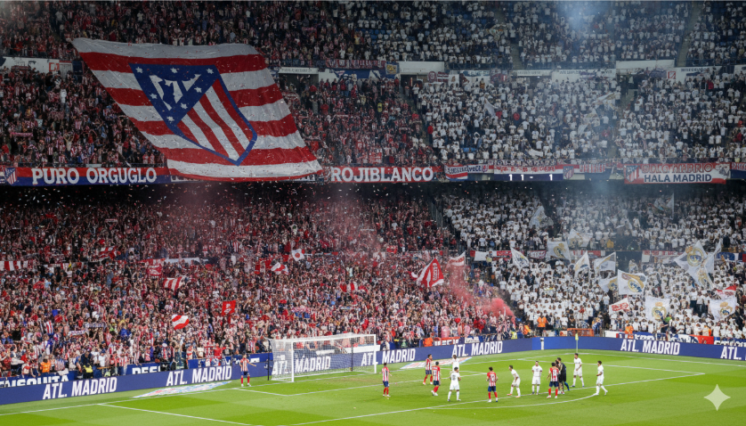 tempat menonton Atlético Madrid vs Real Madrid