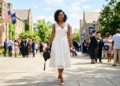 White Graduation Dress