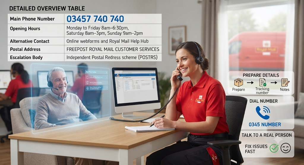 Royal Mail Complaints Telephone Number